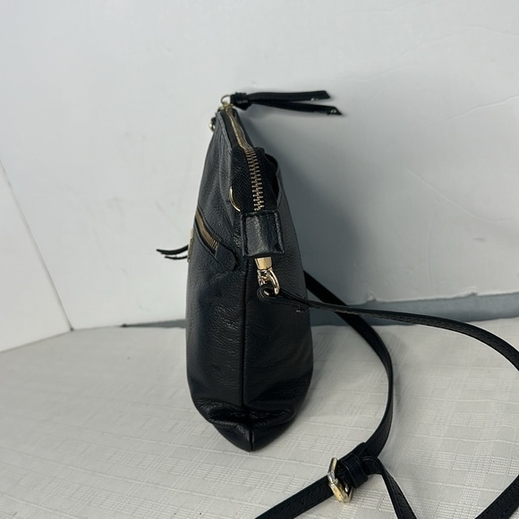 Kooba Crossbody Pebbled Textured Black Leather - Picture 2 of 9